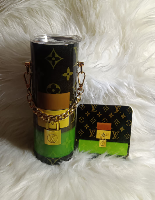 20oz Purse Tumbler/coaster