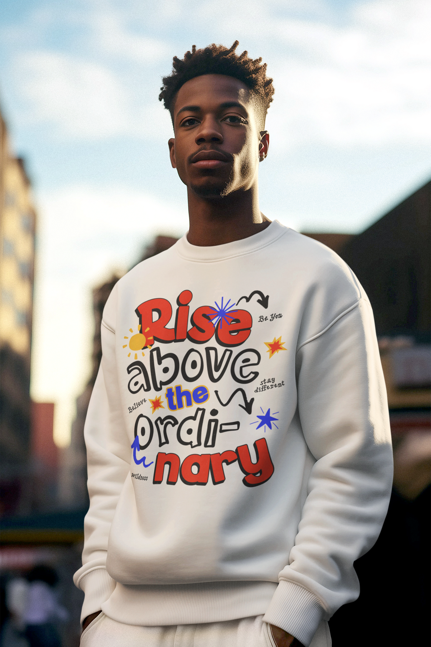 Rise Above the Ordinary Crewneck Sweatshirt