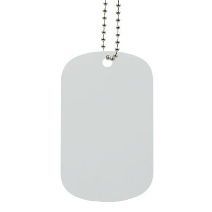 Sublimation Blank Dog Tag Necklace