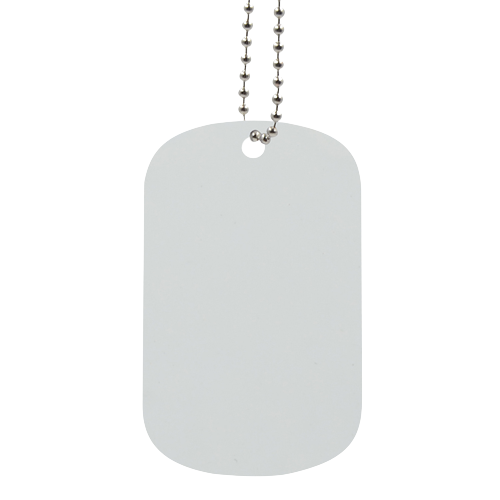 Sublimation Blank Dog Tag Necklace